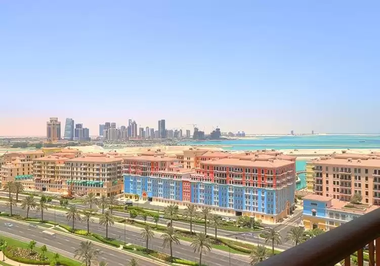 Жилой Готовая недвижимость 1 спальня Ж/Ж Квартира  в аренду в Аль-Садд , Доха #15430 - 1  image 