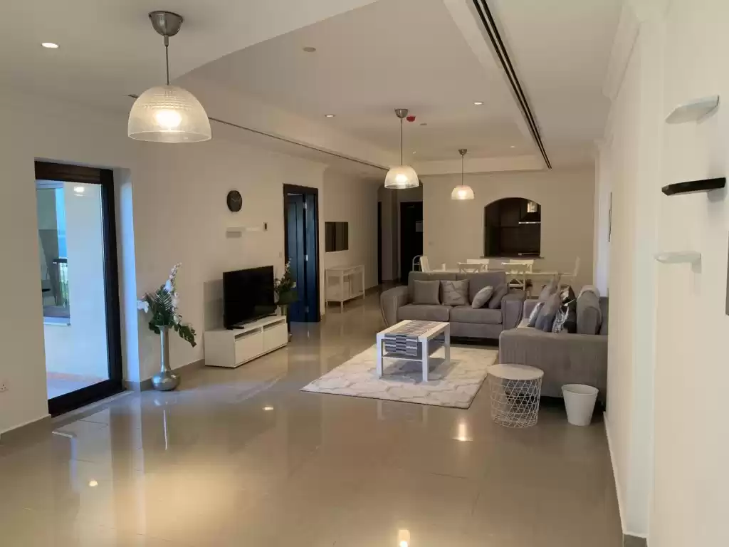 Wohn Klaar eigendom 1 Schlafzimmer F/F Wohnung  zu vermieten in Al Sadd , Doha #15480 - 1  image 