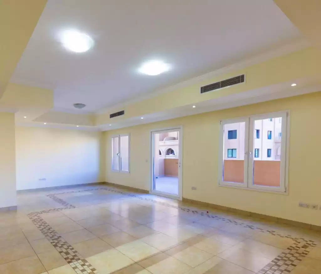 Wohn Klaar eigendom 3 Schlafzimmer U/F Wohnung  zu vermieten in Al Sadd , Doha #15494 - 1  image 