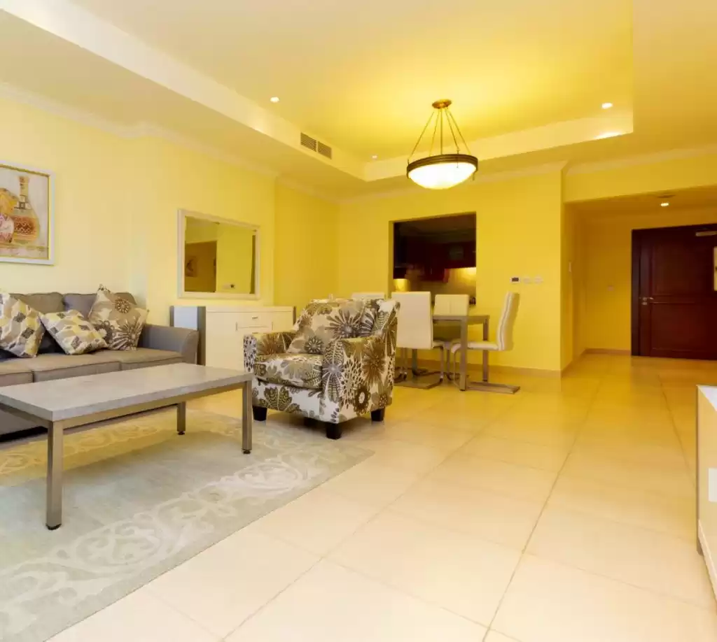 Résidentiel Propriété prête 1 chambre F / F Appartement  a louer au Al-Sadd , Doha #15497 - 1  image 