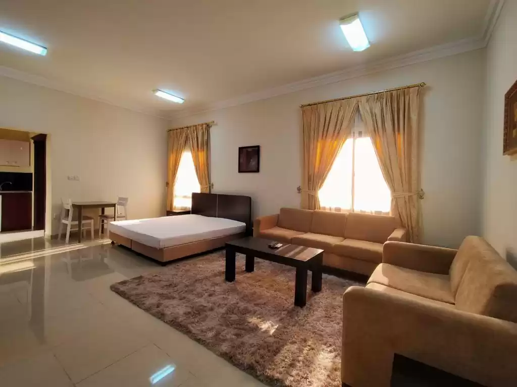 Residential Ready Property Studio F/F Apartment  for rent in Al Sadd , Doha #15504 - 1  image 