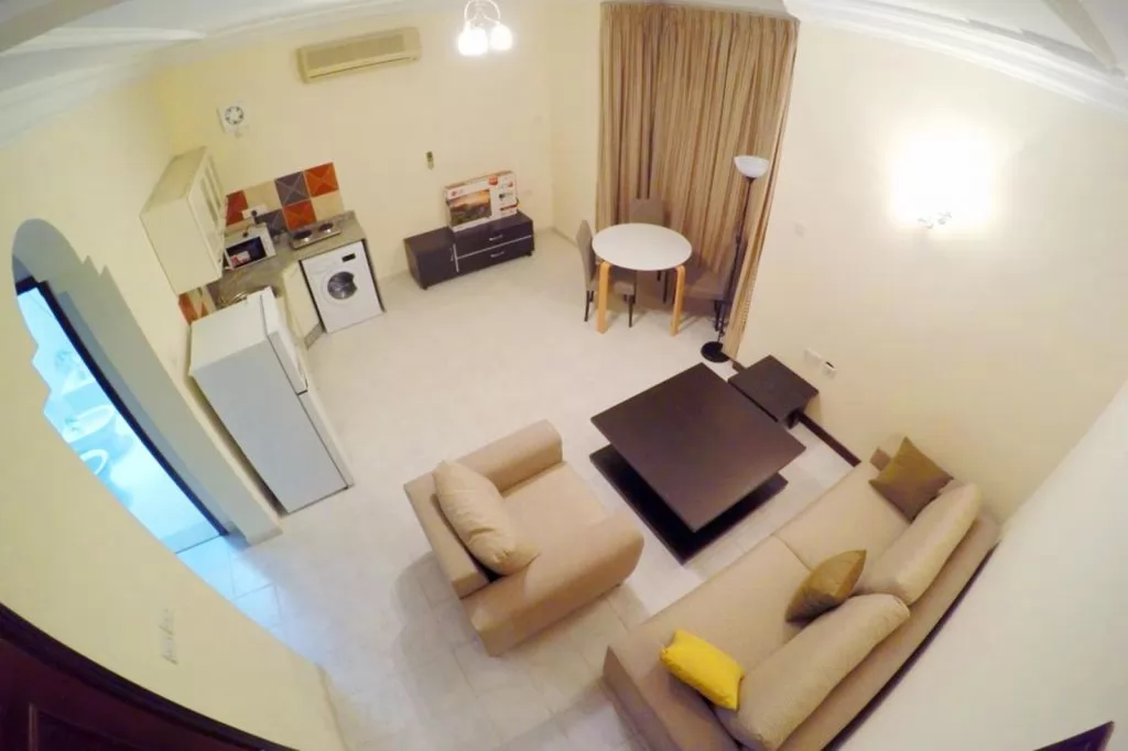 Residential Ready Property 1 Bedroom F/F Apartment  for rent in Al-Maamoura , Doha-Qatar #15731 - 1  image 