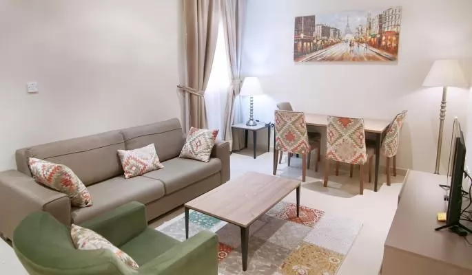 Residential Ready Property 1 Bedroom F/F Apartment  for rent in Al Sadd , Doha #15734 - 1  image 