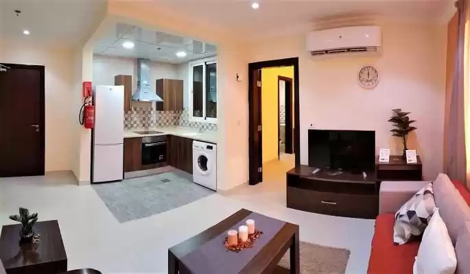 Wohn Klaar eigendom 1 Schlafzimmer F/F Wohnung  zu vermieten in Al Sadd , Doha #15802 - 1  image 