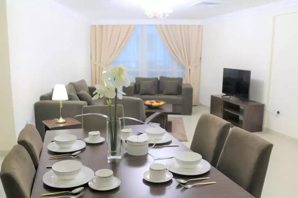 Residencial Listo Propiedad 4 habitaciones F / F Apartamento  alquiler en al-sad , Doha #16104 - 1  image 