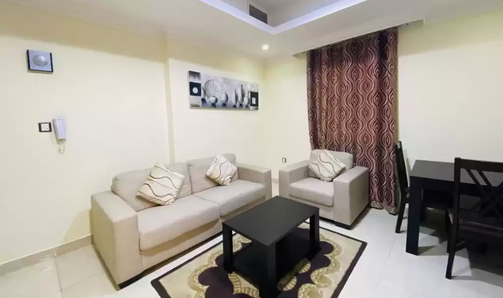 Residencial Listo Propiedad 1 dormitorio F / F Apartamento  alquiler en al-sad , Doha #16127 - 1  image 