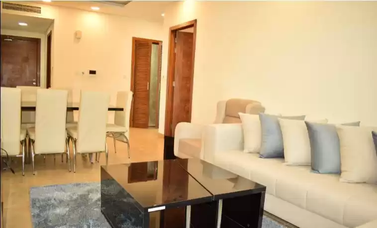 Wohn Klaar eigendom 2 Schlafzimmer F/F Wohnung  zu vermieten in Al Sadd , Doha #16415 - 1  image 