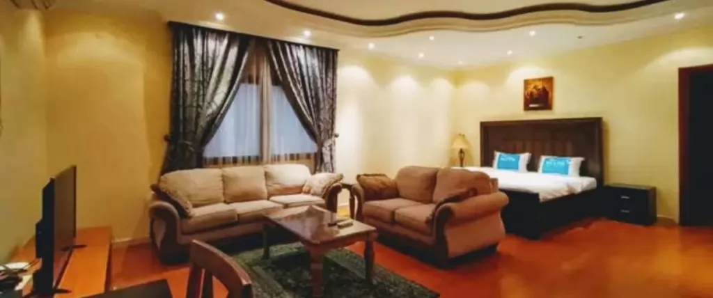 Жилой Готовая недвижимость 1 спальня Ж/Ж Квартира  в аренду в Доха #16433 - 1  image 
