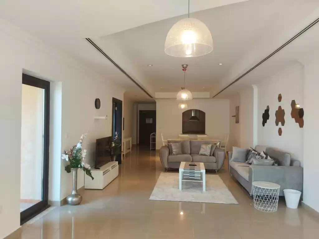 Wohn Klaar eigendom 1 Schlafzimmer F/F Wohnung  zu vermieten in Al Sadd , Doha #16434 - 1  image 