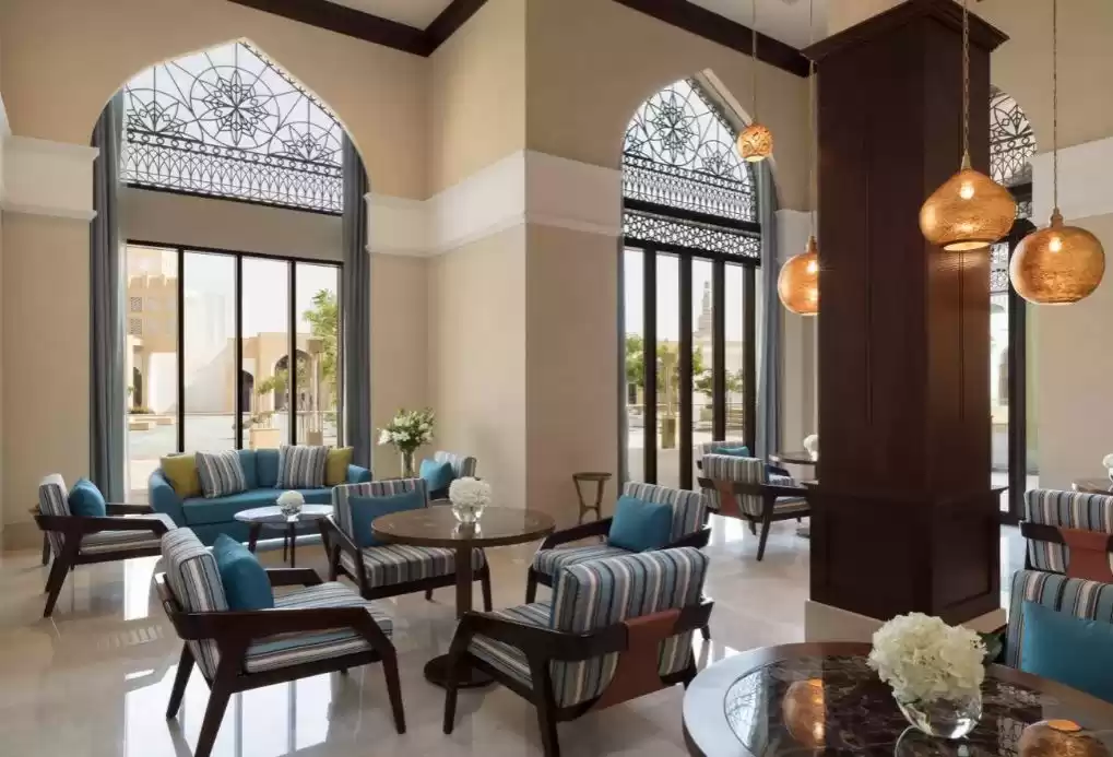 Wohn Klaar eigendom 1 Schlafzimmer F/F Hotelwohnungen  zu vermieten in Al Sadd , Doha #16484 - 1  image 