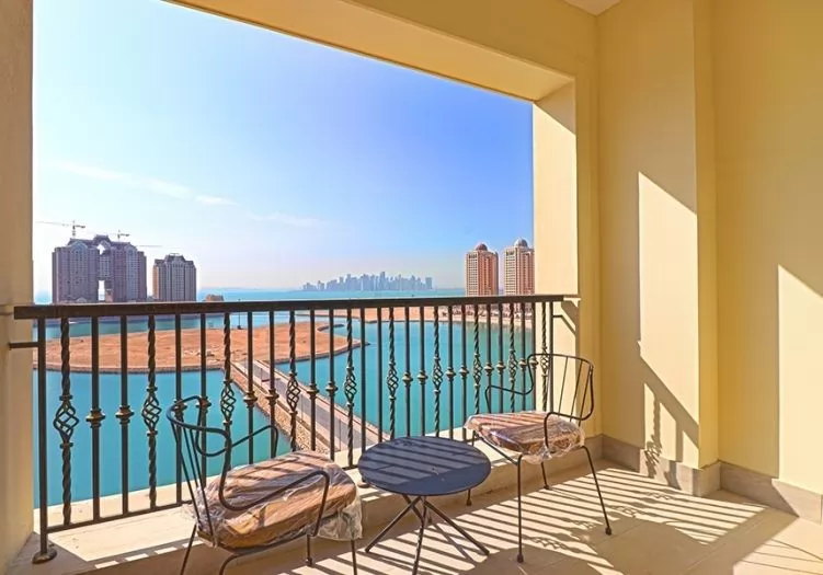 Residential Property 2 Bedrooms F/F Apartment  for rent in The-Pearl-Qatar , Doha-Qatar #16512 - 1  image 