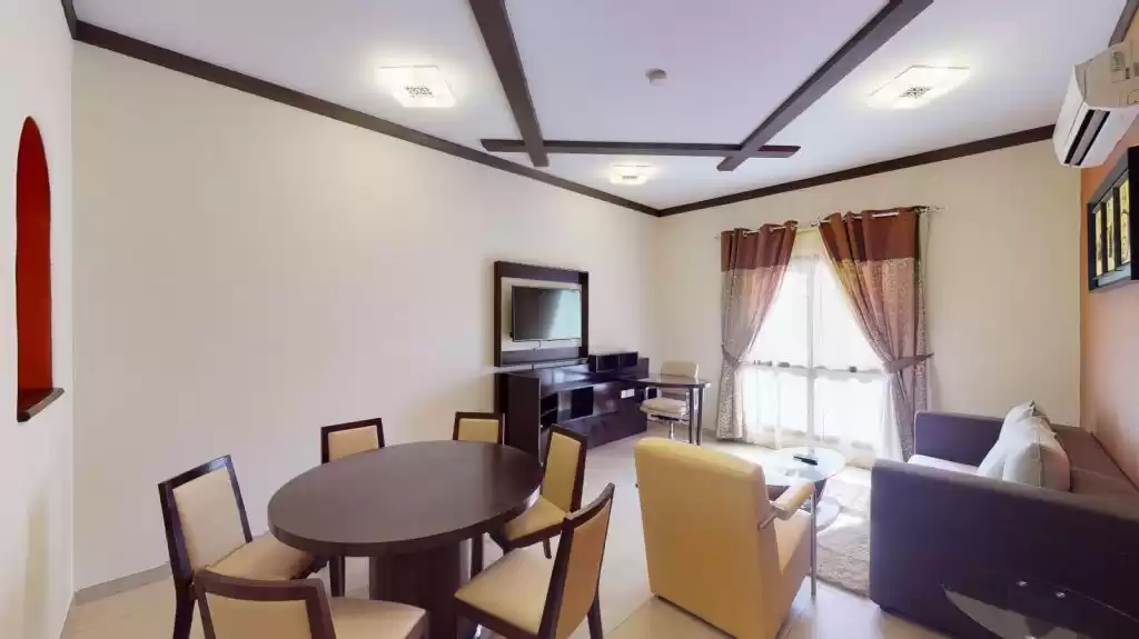 Wohn Klaar eigendom 1 Schlafzimmer U/F Wohnung  zu vermieten in Al Sadd , Doha #16615 - 1  image 