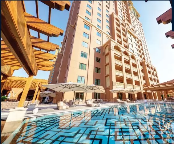 Жилой Готовая недвижимость 1 спальня С/Ж Квартира  в аренду в Аль-Садд , Доха #16653 - 1  image 