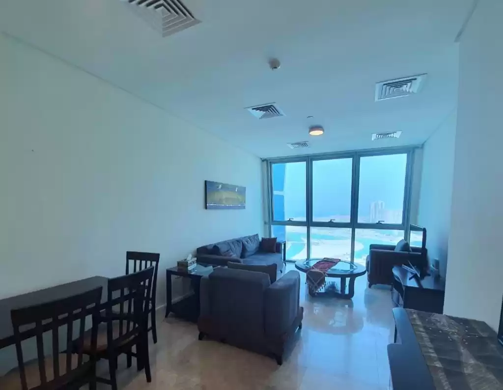 yerleşim Hazır Mülk 1 yatak odası F/F Apartman  kiralık içinde Doha #16850 - 1  image 