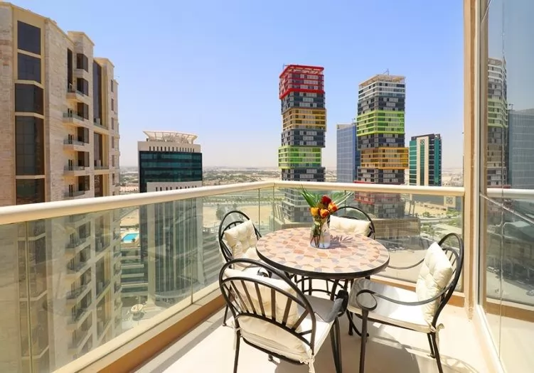 Residential Property 3 Bedrooms F/F Apartment  for rent in Lusail , Doha-Qatar #16855 - 1  image 