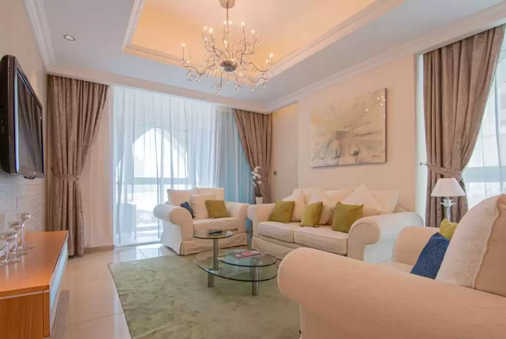 Residencial Listo Propiedad 2 dormitorios F / F Chalet  alquiler en al-sad , Doha #17005 - 1  image 