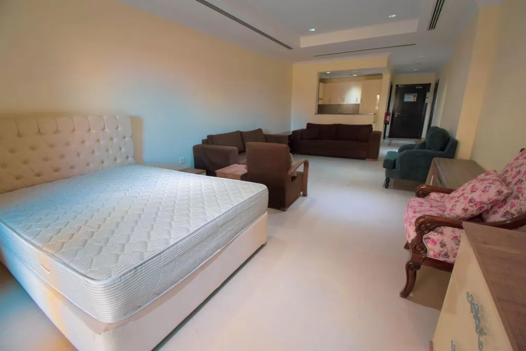 Residential Ready Property Studio S/F Apartment  for rent in Al Sadd , Doha #17183 - 1  image 