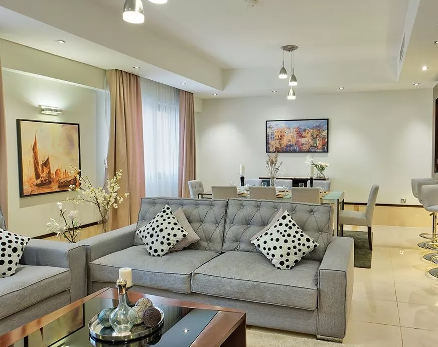 Residential Property 2 Bedrooms F/F Apartment  for rent in Fereej-Bin-Mahmoud , Doha-Qatar #17191 - 1  image 