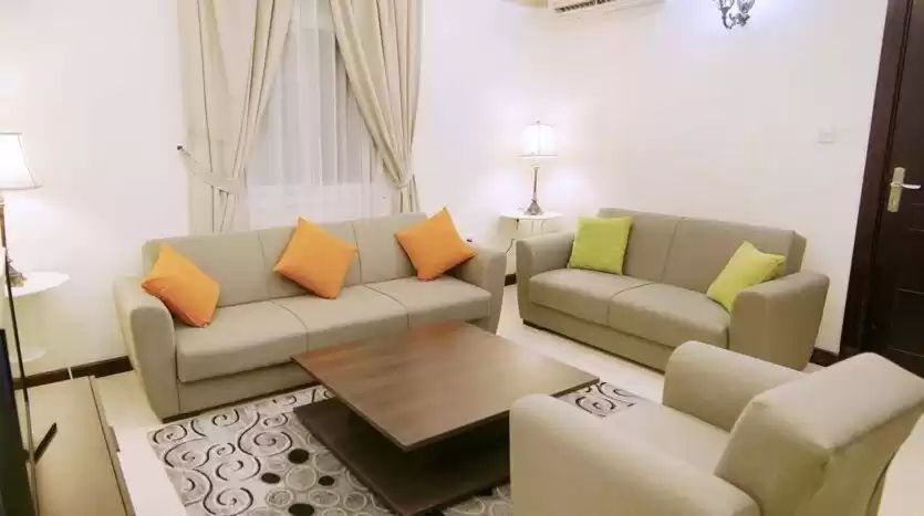 Wohn Klaar eigendom 2 Schlafzimmer F/F Wohnung  zu vermieten in Al Sadd , Doha #17369 - 1  image 
