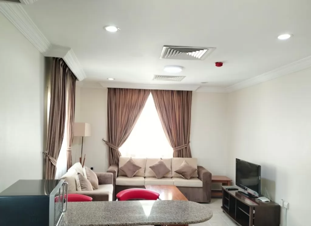 Residential Ready Property 1 Bedroom F/F Apartment  for rent in Al-Salata , Doha-Qatar #17823 - 1  image 