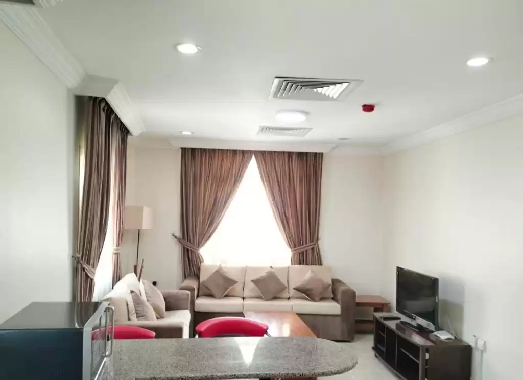 Wohn Klaar eigendom 1 Schlafzimmer F/F Wohnung  zu vermieten in Al Sadd , Doha #17823 - 1  image 