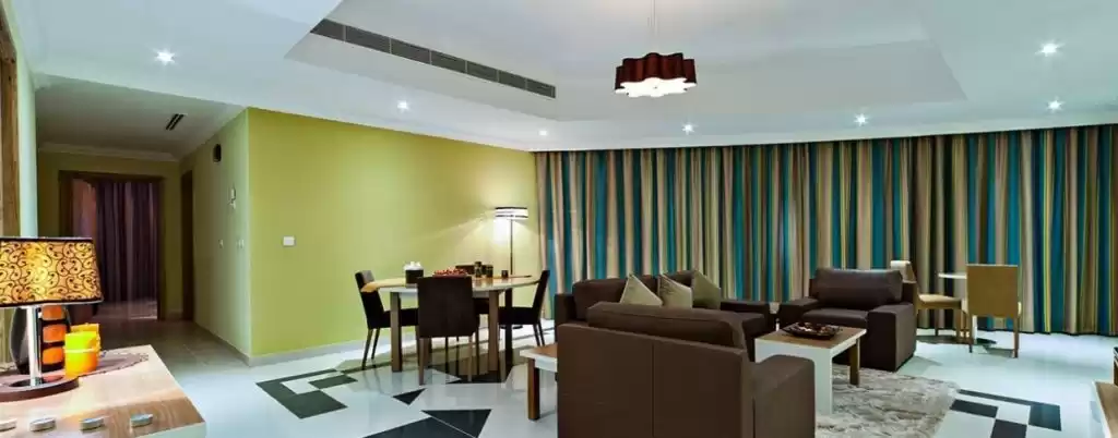 Residencial Listo Propiedad 3 dormitorios F / F Apartamento  alquiler en al-sad , Doha #17917 - 1  image 