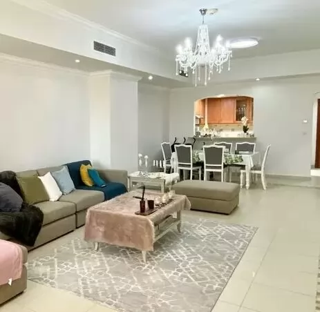 Residential Ready Property 1 Bedroom F/F Apartment  for rent in The-Pearl-Qatar , Doha-Qatar #18349 - 7  image 