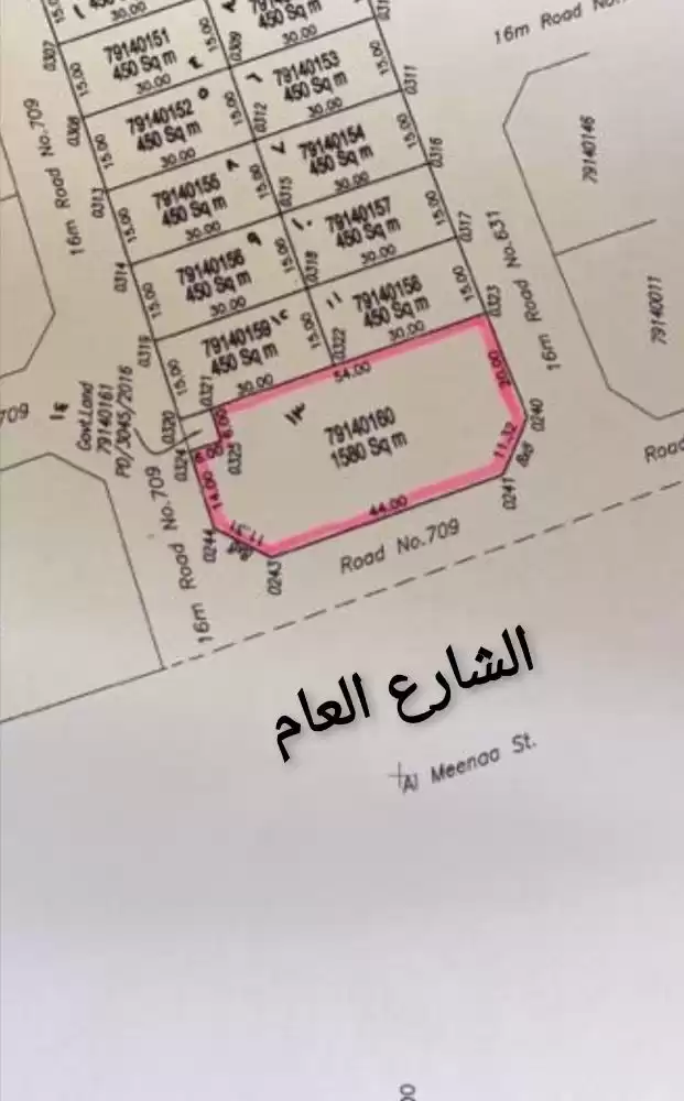 أرض عقار جاهز ارض متعددة الاستعمالات  للبيع في السد , الدوحة #18882 - 1  صورة 