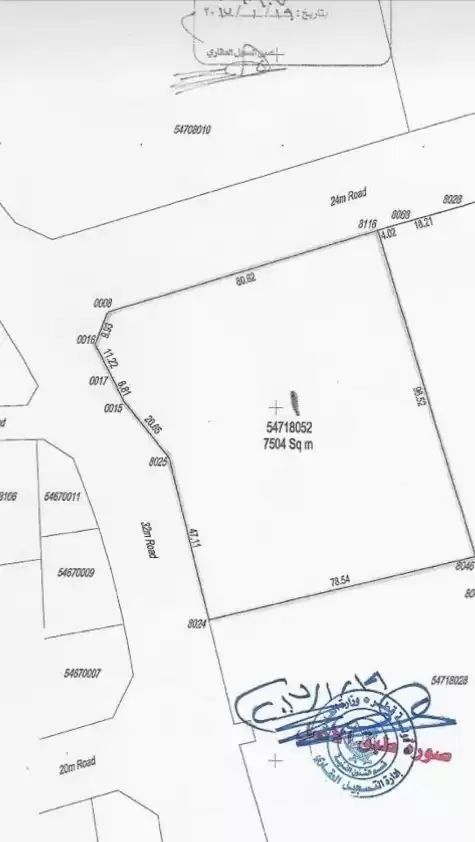 زمین املاک آماده زمین مسکونی  برای فروش که در دوحه #18895 - 1  image 