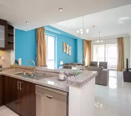 Residential Ready Property 3 Bedrooms F/F Hotel Apartments  for rent in Al Sadd , Doha #19156 - 1  image 