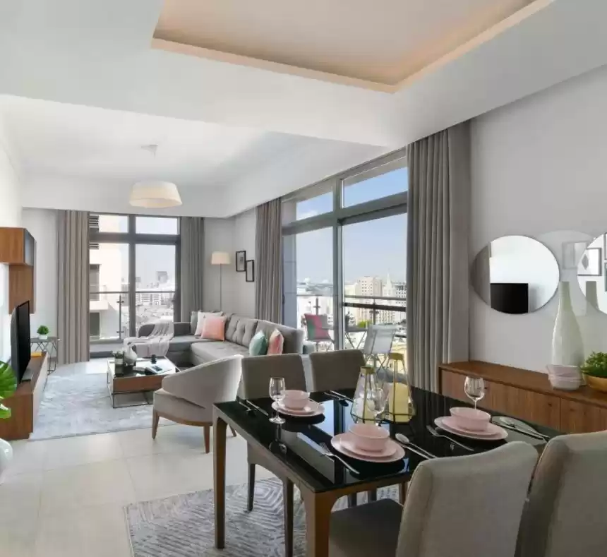 Résidentiel Propriété prête 1 chambre F / F Appartement  a louer au Al-Sadd , Doha #20466 - 1  image 