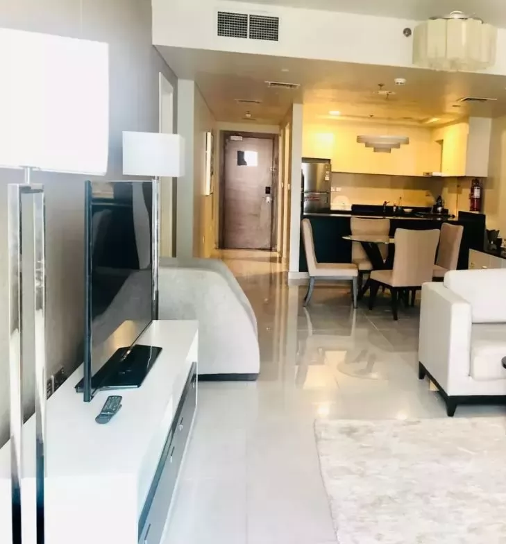 Residential Ready Property 1 Bedroom F/F Apartment  for rent in Lusail , Doha-Qatar #20472 - 1  image 