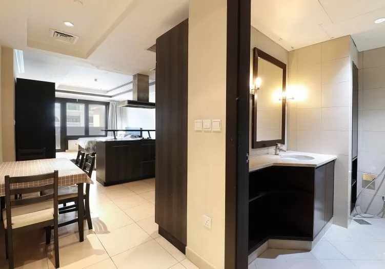 Residential Ready Property Studio F/F Apartment  for rent in Doha-Qatar #20546 - 2  image 