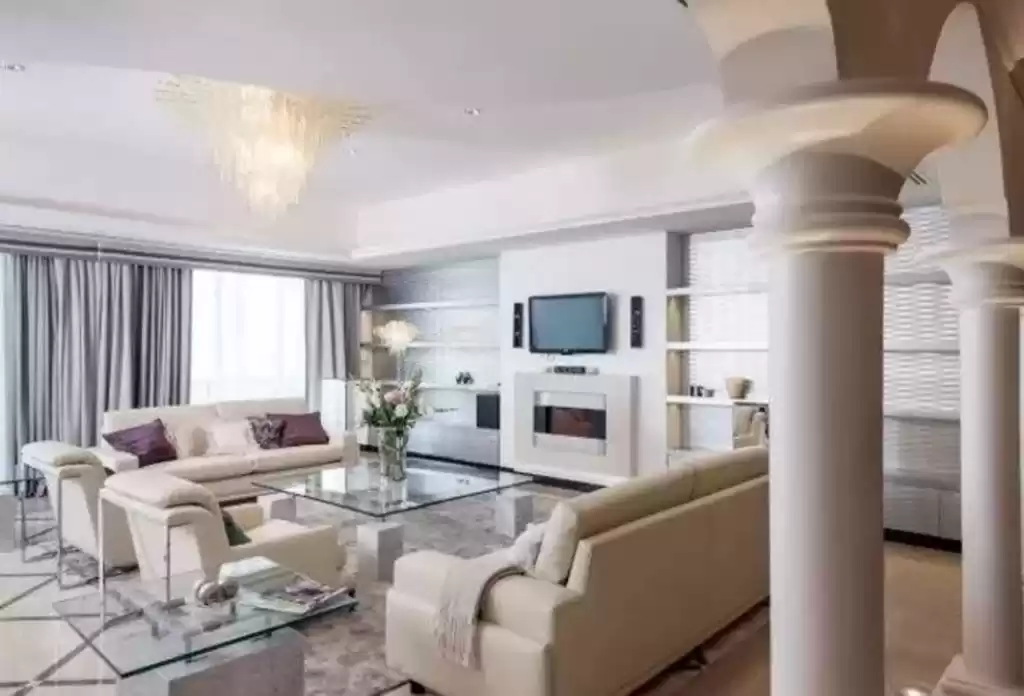 Résidentiel Propriété prête 3 + femme de chambre F / F Appartement  a louer au Al-Sadd , Doha #20756 - 1  image 