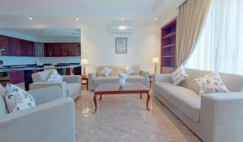 Residencial Listo Propiedad 3 dormitorios F / F Apartamento  alquiler en Doha #20832 - 1  image 