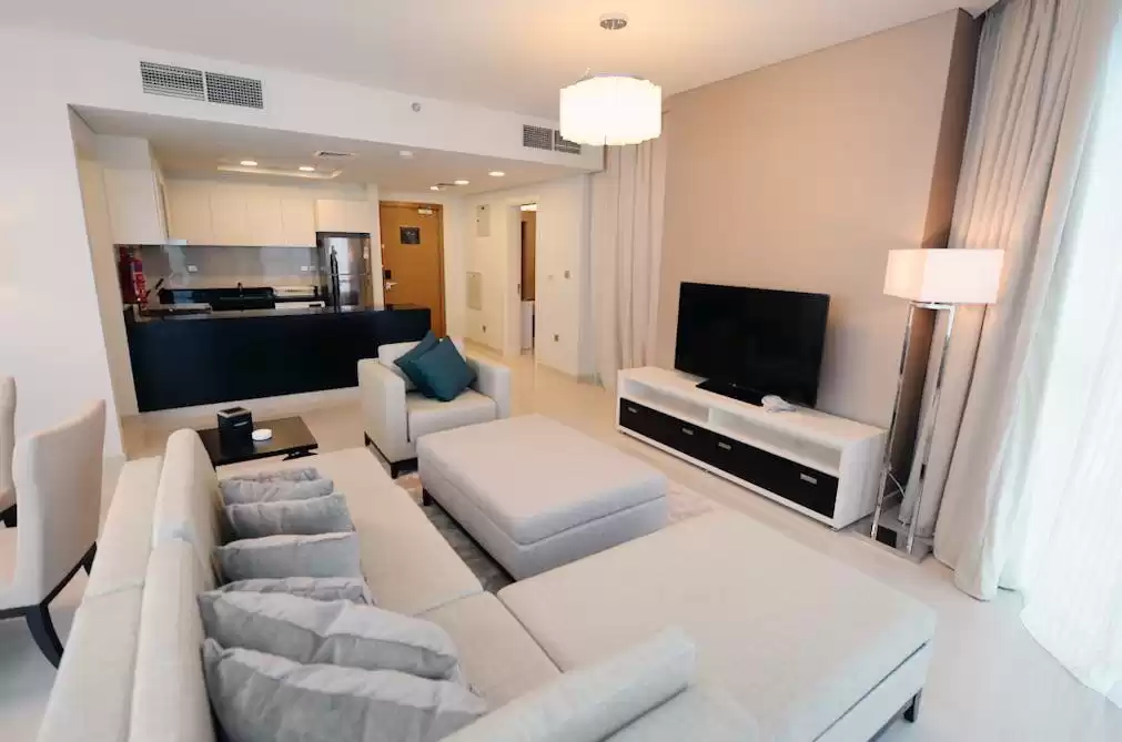 Residential Ready Property 1 Bedroom F/F Apartment  for sale in Doha #20862 - 1  image 