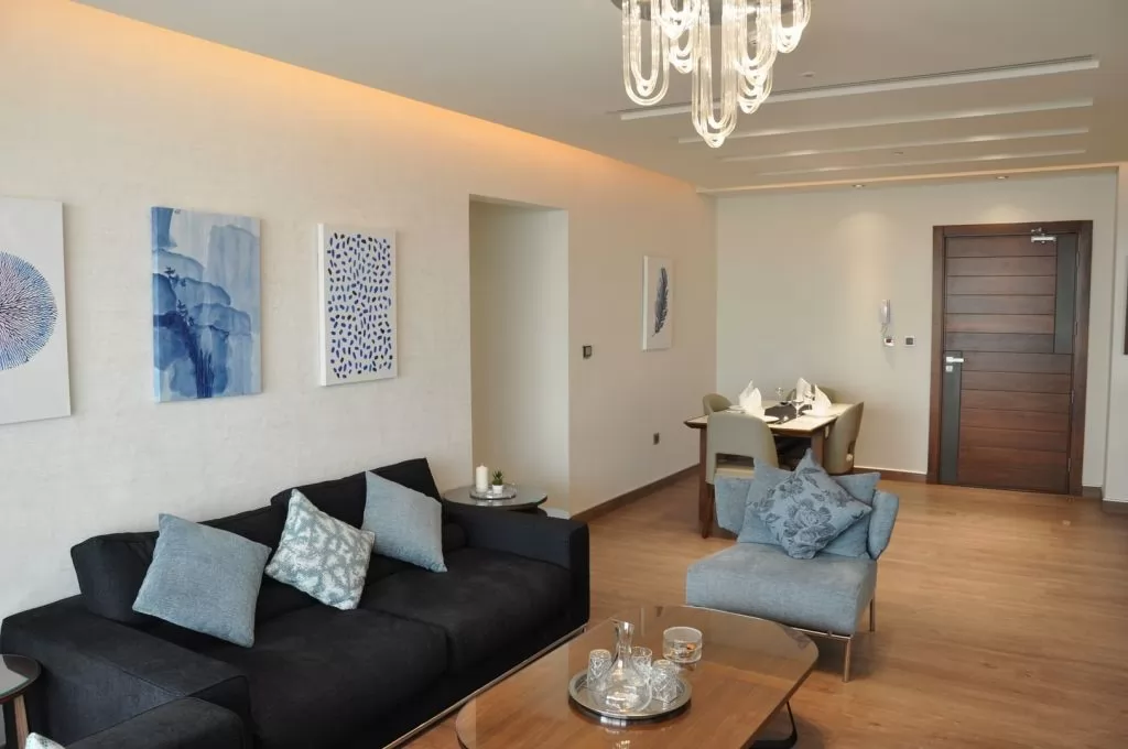 Residential Ready Property 2 Bedrooms F/F Apartment  for rent in Doha-Qatar #20942 - 2  image 