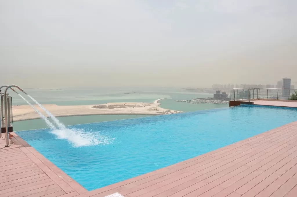 Residential Property 2 Bedrooms F/F Apartment  for rent in Doha-Qatar #20943 - 1  image 
