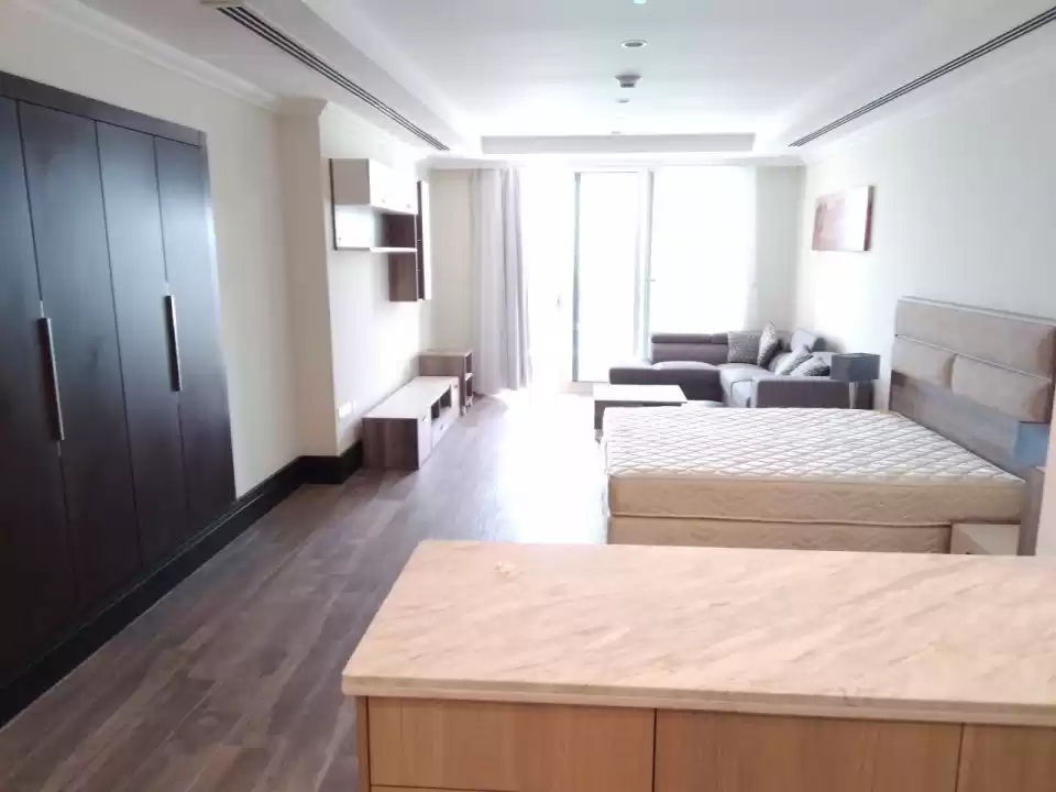 Residential Ready Property Studio F/F Apartment  for rent in Doha #20950 - 1  image 