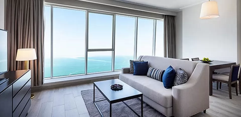 Résidentiel Propriété prête 1 chambre S / F Appartement  à vendre au Doha #20961 - 1  image 