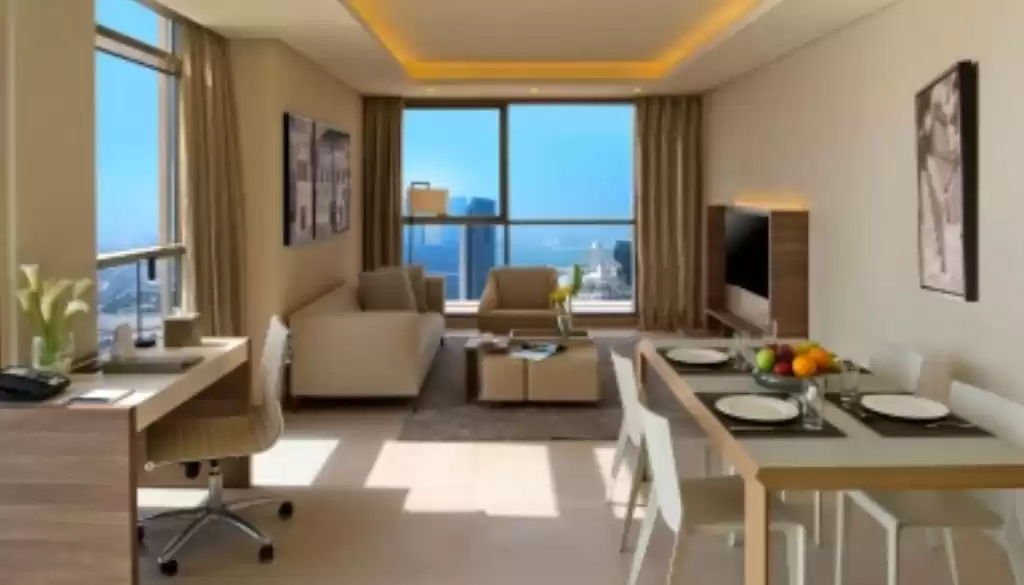 Residencial Listo Propiedad 3 + habitaciones de servicio F / F Dúplex  alquiler en al-sad , Doha #21042 - 1  image 