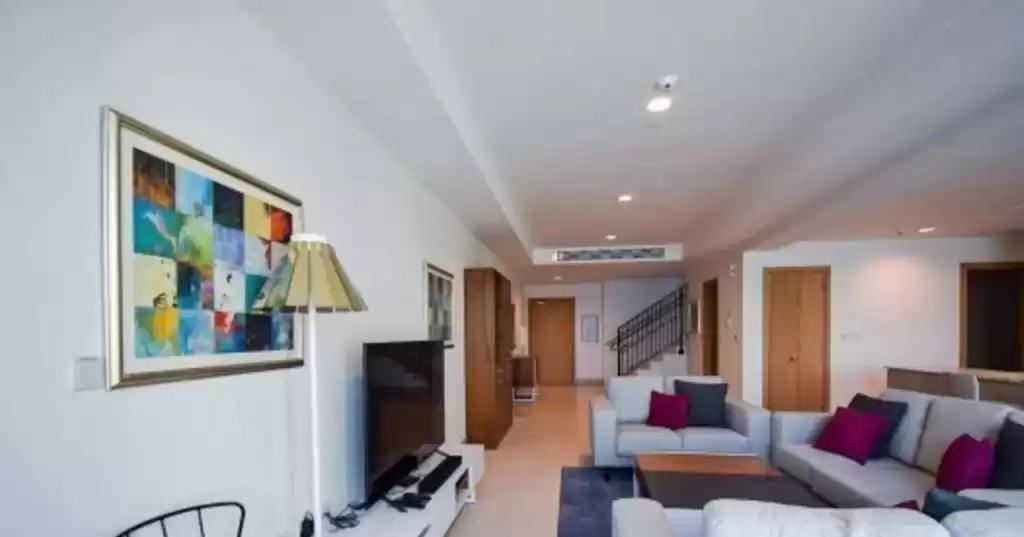 Residencial Listo Propiedad 3 + habitaciones de servicio F / F Dúplex  alquiler en al-sad , Doha #21058 - 1  image 