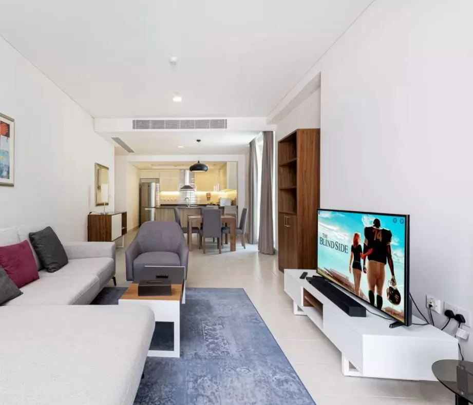Résidentiel Propriété prête 1 chambre F / F Appartement  a louer au Al-Sadd , Doha #21067 - 1  image 