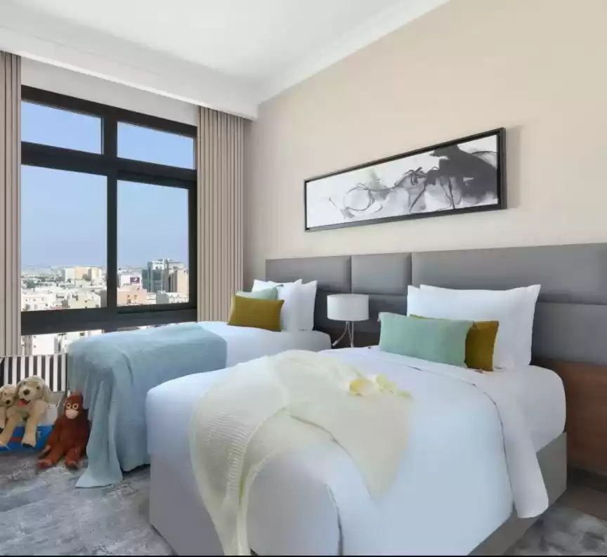 Wohn Klaar eigendom 2 Schlafzimmer F/F Wohnung  zu vermieten in Al Sadd , Doha #21123 - 1  image 