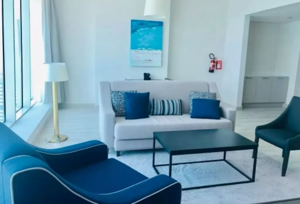 Residential Ready Property 1 Bedroom F/F Apartment  for rent in West-Bay , Al-Dafna , Doha-Qatar #21152 - 1  image 