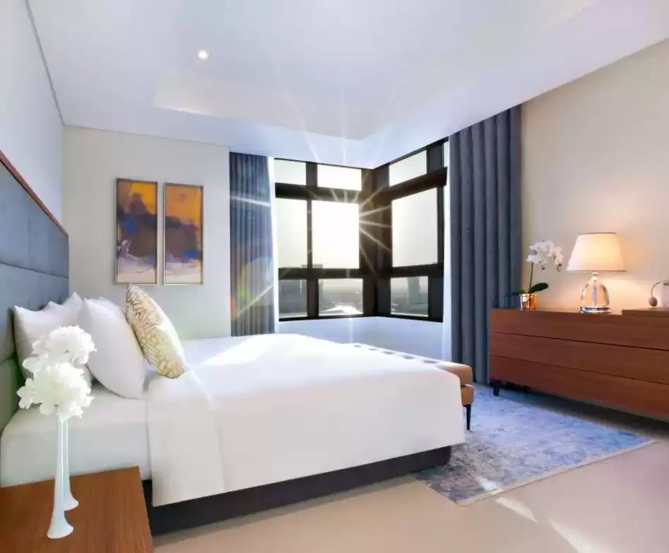 Residencial Listo Propiedad 2 dormitorios F / F Apartamento  alquiler en al-sad , Doha #21157 - 1  image 