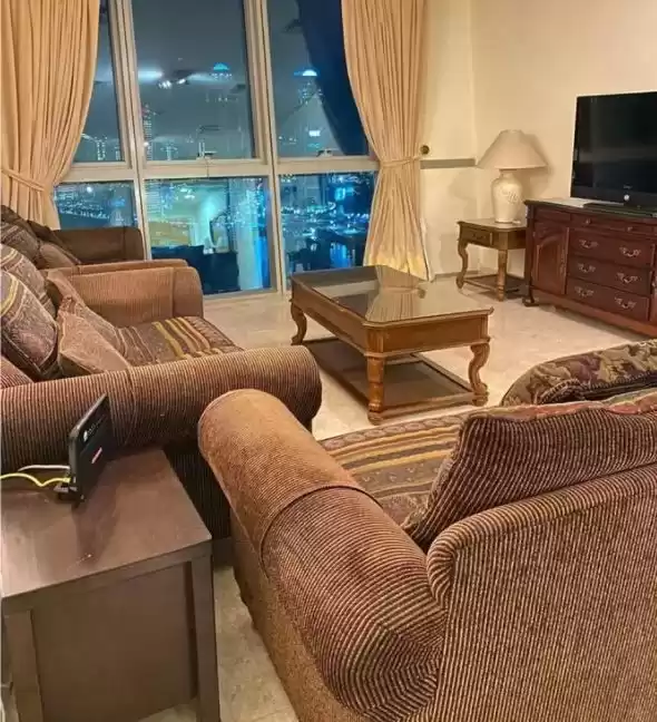 Mezclado utilizado Listo Propiedad 2 + habitaciones de servicio F / F Apartamento  alquiler en al-sad , Doha #21166 - 1  image 