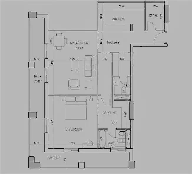 Residencial Off Plan 1 dormitorio U / F Apartamento  venta en al-sad , Doha #21194 - 1  image 