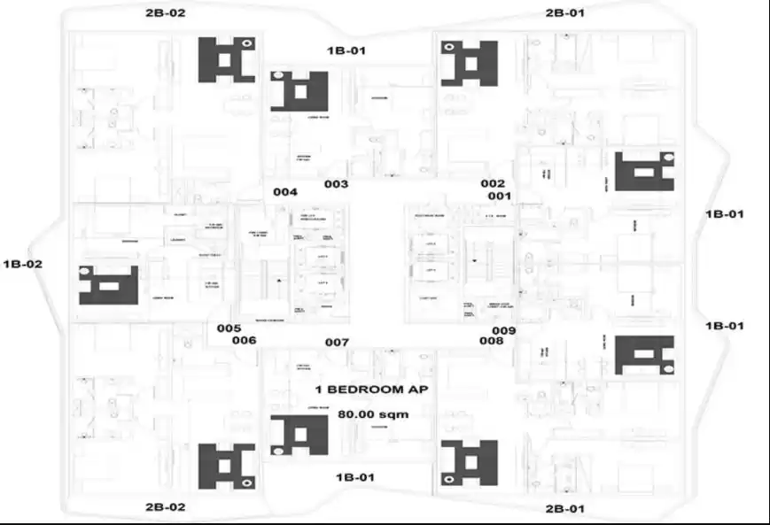 yerleşim Plan Dışı 7+ Yatak Odası S/F Kule  satılık içinde Al Sadd , Doha #21208 - 1  image 
