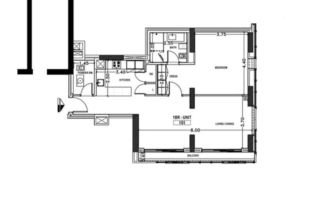 Residencial Off Plan 1 dormitorio S / F Apartamentos del Hotel  venta en al-sad , Doha #21308 - 1  image 
